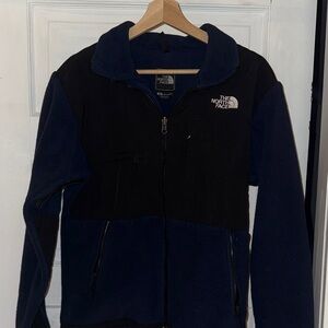 The North Face Denali Navy and Black Fleece Jacket